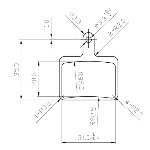 G2 -G4 -G2ULTRA brake pads (Rear) 2026 verison