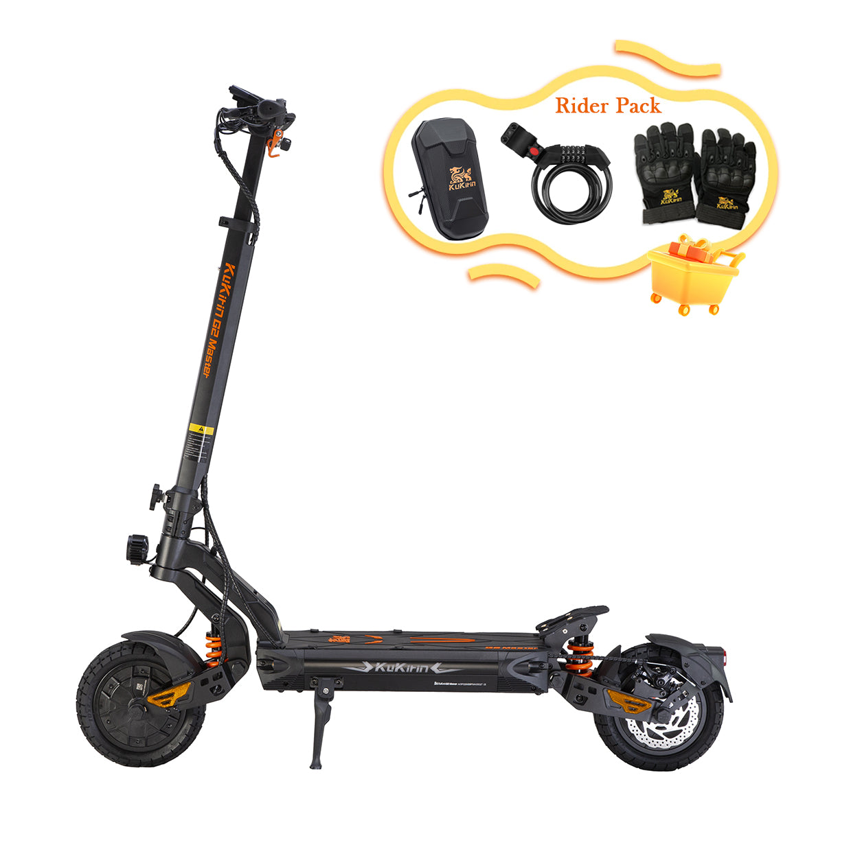 KuKirin G2 Master Electric Scooter (Free Rider Pack)